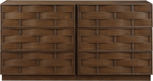 Tessera 62" Oak Veneer Dresser