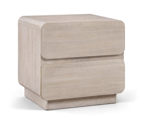 Chelsea Solid Wood Nightstand, 28" Solid Wood and Oak Veneer
