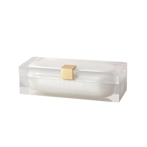 White Pearl Capsule Decorative Box