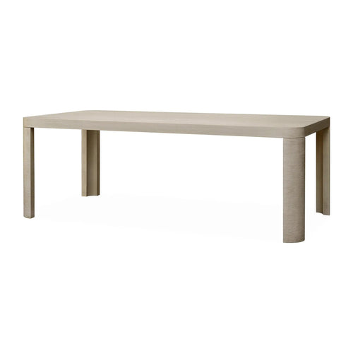 George West Whitewashed Oak Dining Table