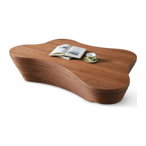 Driftwood Curve Walnut Coffee Table