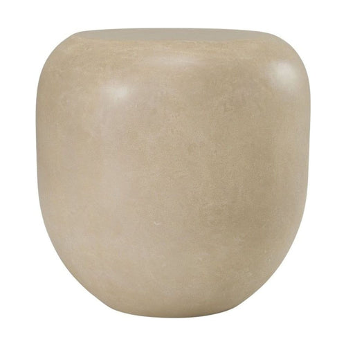 Ostra - Modern Beige Fiberform End Table