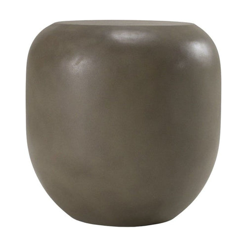 Ostra - Modern Dark Grey Concrete End Table