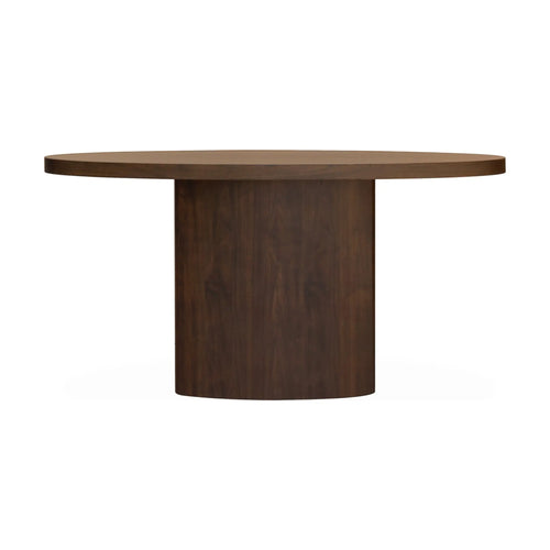 South Bend Oval Natural Walnut Console