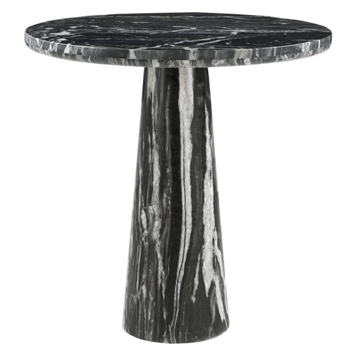 Verona 30" Genuine Marble Round Bistro Dining Table