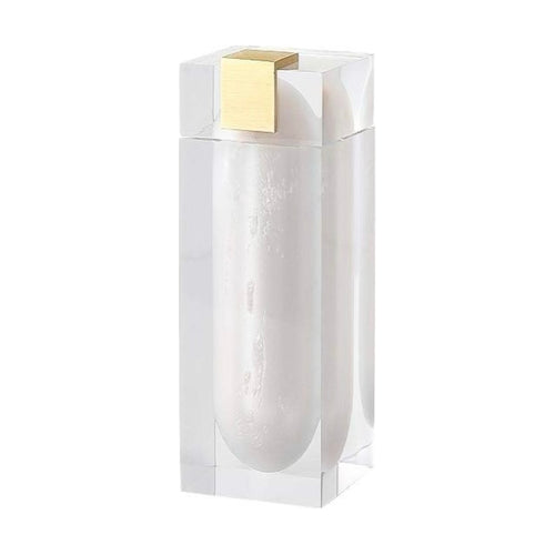 White Pearl Tower Acrylic Decorative Box