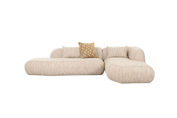 2Pc Sam Jerry Fabric Sectional