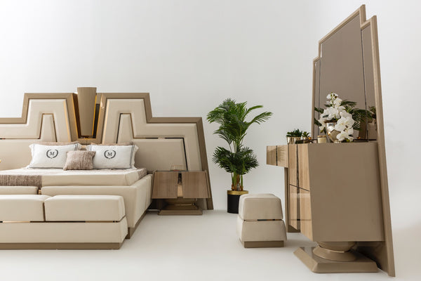 7Pc Luxor Luxury Bedroom Set