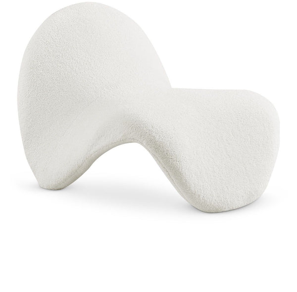 Kyle Faux Sherling Accent Chair Cream