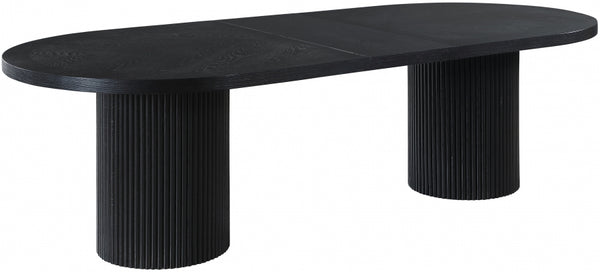 90 - 123" Titan Black Oak Dining Table