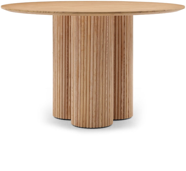 48" Hargrove Natural Oak Round Dining Table