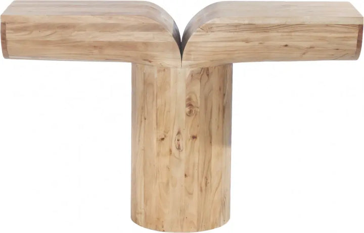 Tee Console Table Oak | Modern Table Furniture – Modern Contempo