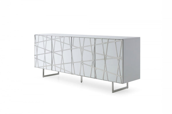 ENZA Modern White Buffet
