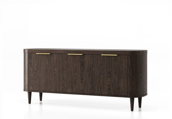Modern Chelsea Brown Oak Buffet