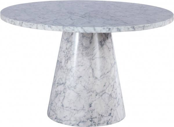 48" Omega Faux Marble Round Dining table
