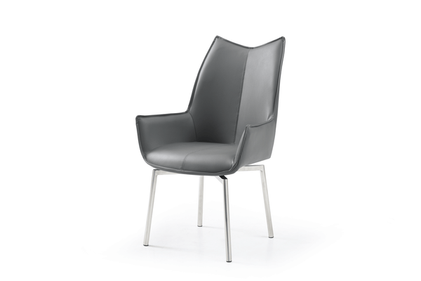 Berlin Swivel Dining Chair GREY