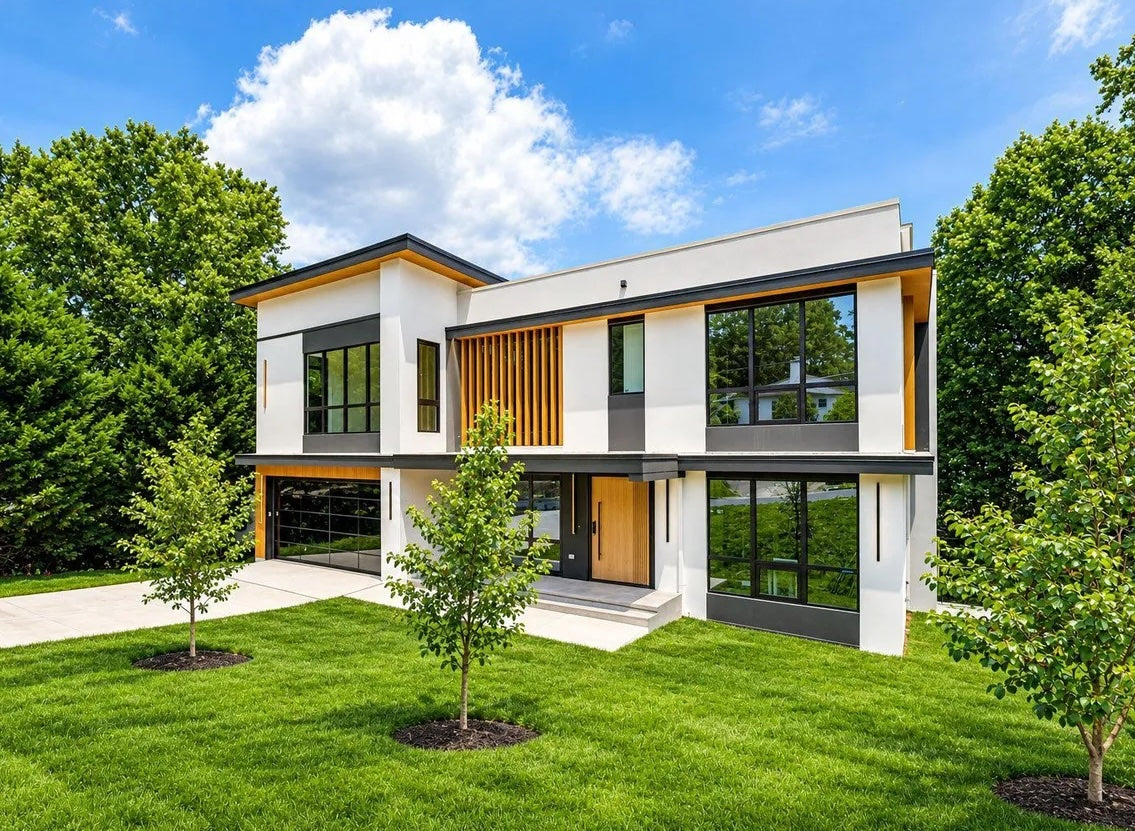Contemporary Elegance in McLean living room in Mclean Virginia