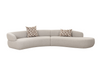 2-Piece Spector Sectional - Stone Boucle