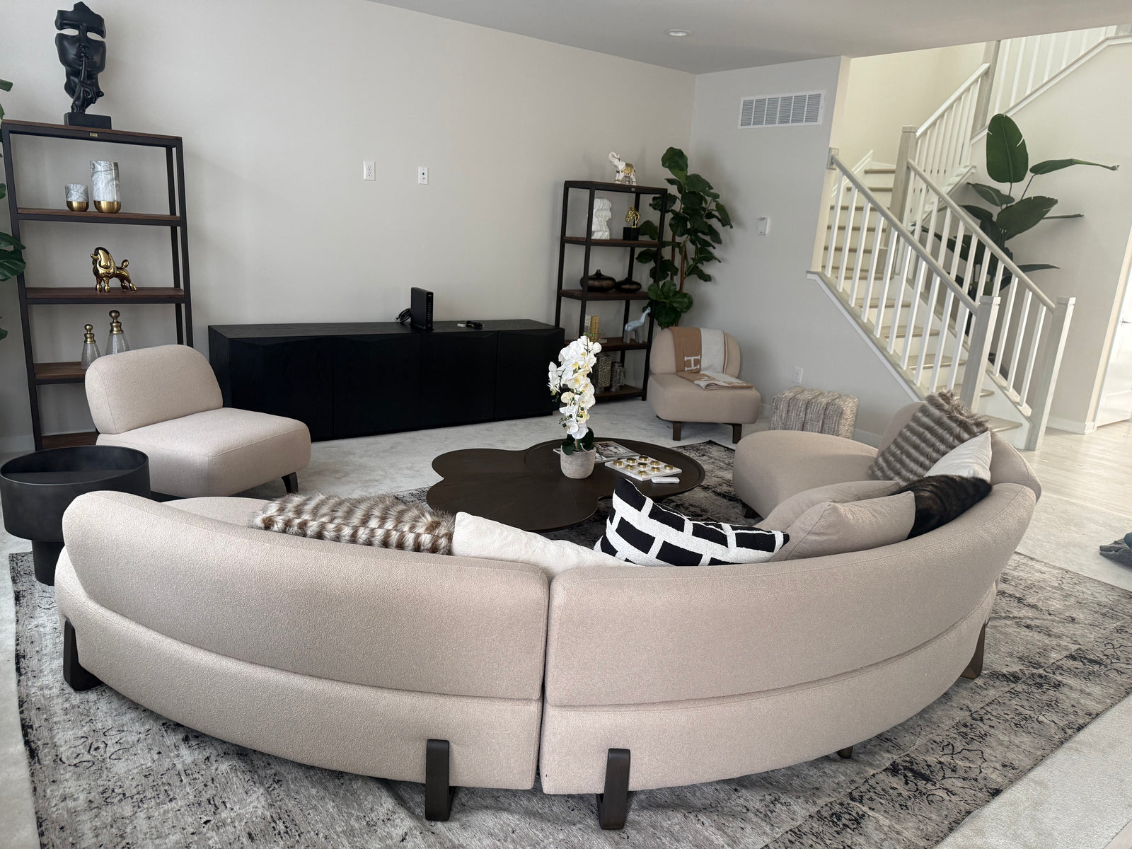 A Warm Modern Home in Middletown living room in Middletown DE