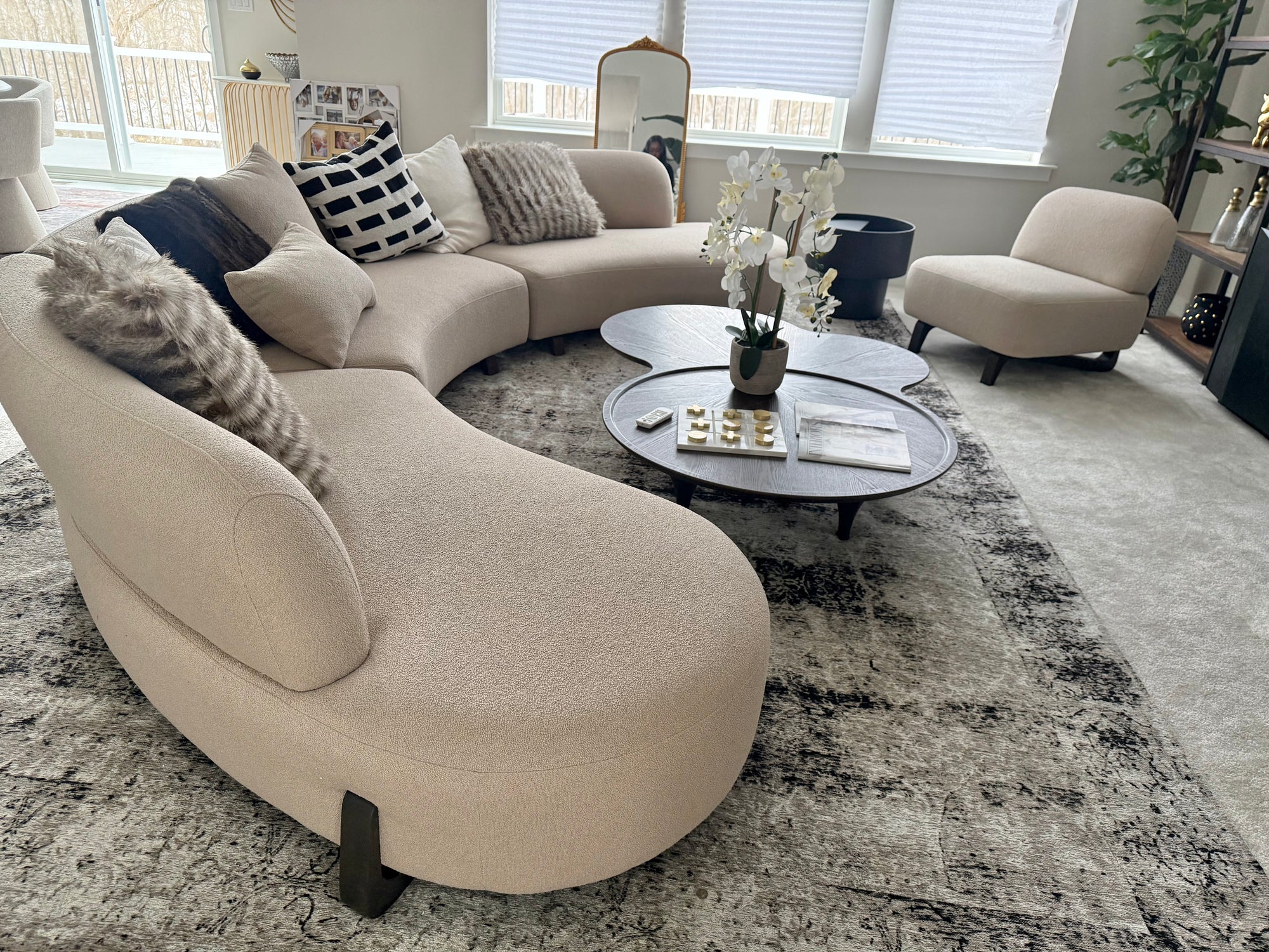 A Warm Modern Home in Middletown living room in Middletown DE