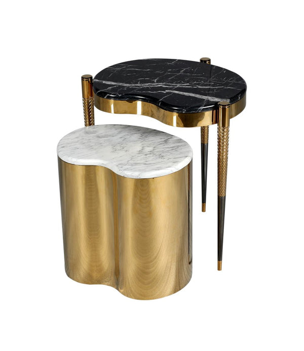 2Pc  Emporium End Table Set