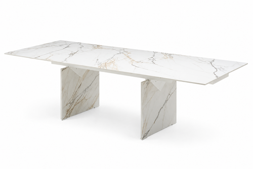 102" Belle Haven Sintered Stone Extendable Dining Table