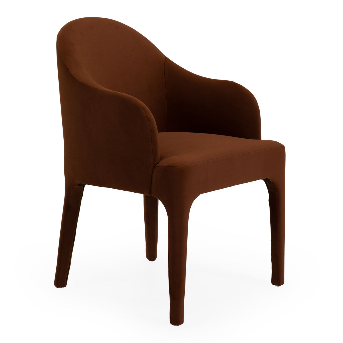 Noelle Modern Upholstered Fabric Dining Arm Chair Modern Contempo