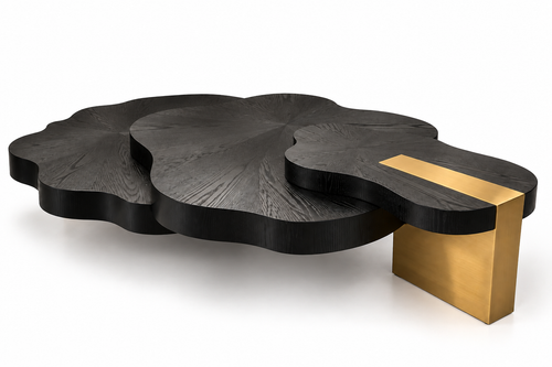 Astor Dark Wood Cascading Coffee Table