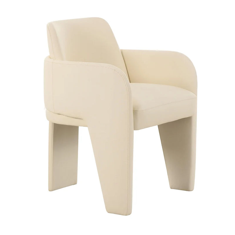 Lena Modern Performance Vegan Leather Dining Armchair