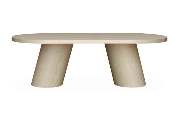 94.5" Potomac Valley White wash dining table