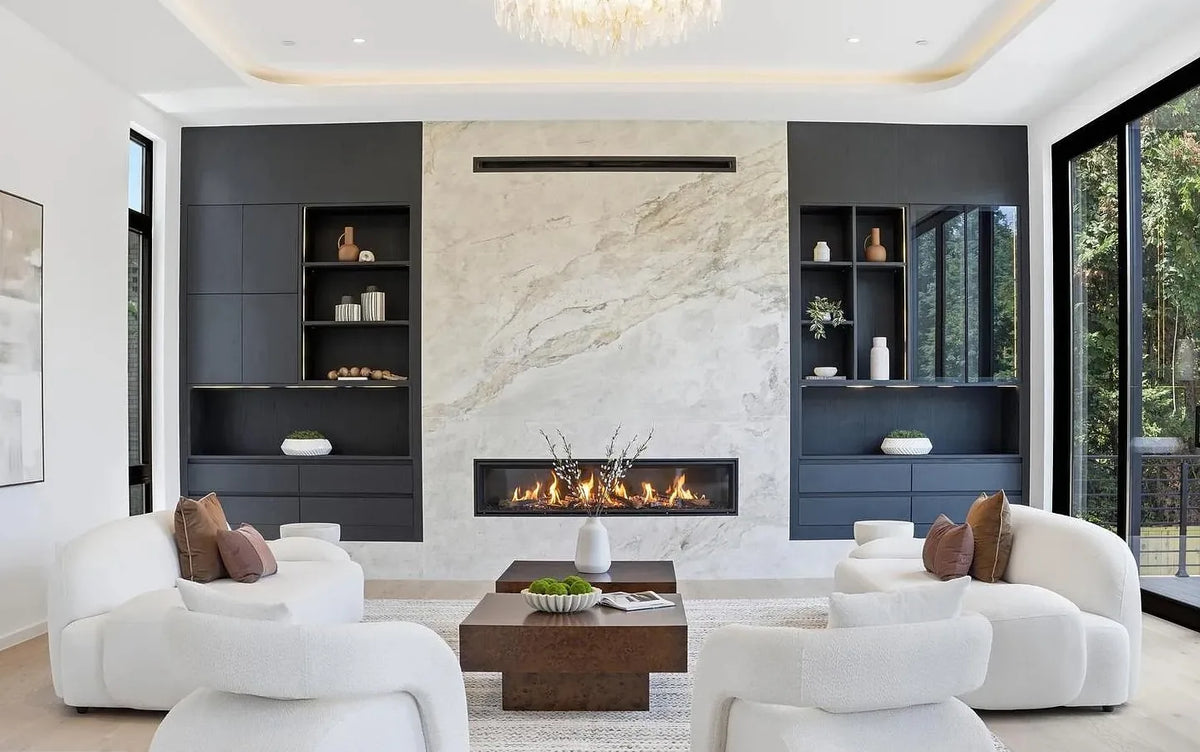 A Marble-Clad Modern Home in Bethesda