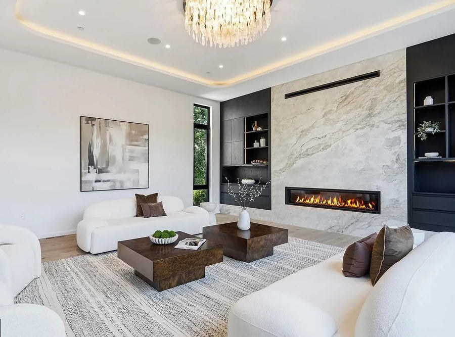 A Marble-Clad Modern Home in Bethesda