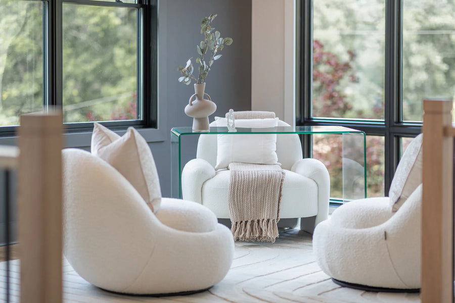 A Sculptural Neutral Home in McLean