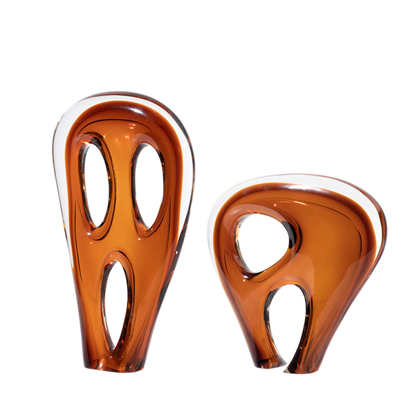 Grimace Amber Glass Ornament Set