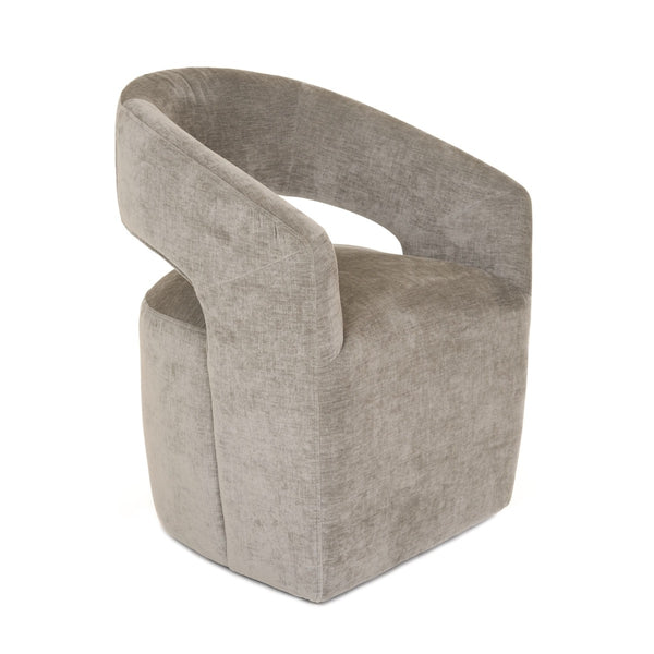Astoria Modern Grey Fabric Dining Chair