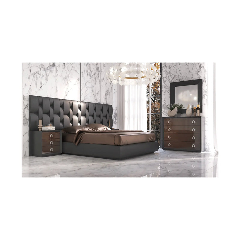 4-Piece Giorgio Black KING Bedroom Set