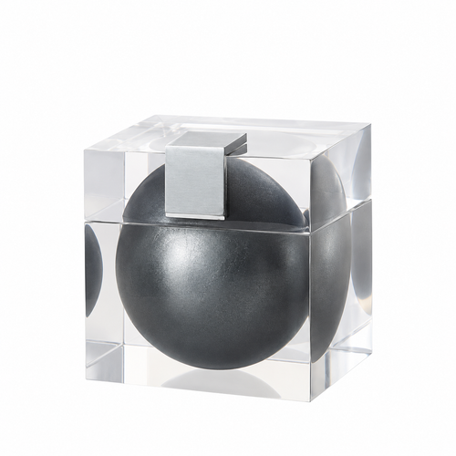 Black Pearl Cube Decorative Box