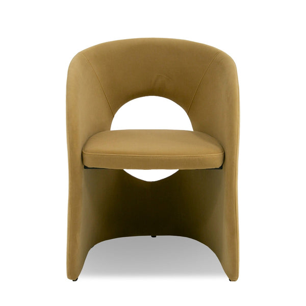 Brea - Modern Tan Fabric Dining Chair