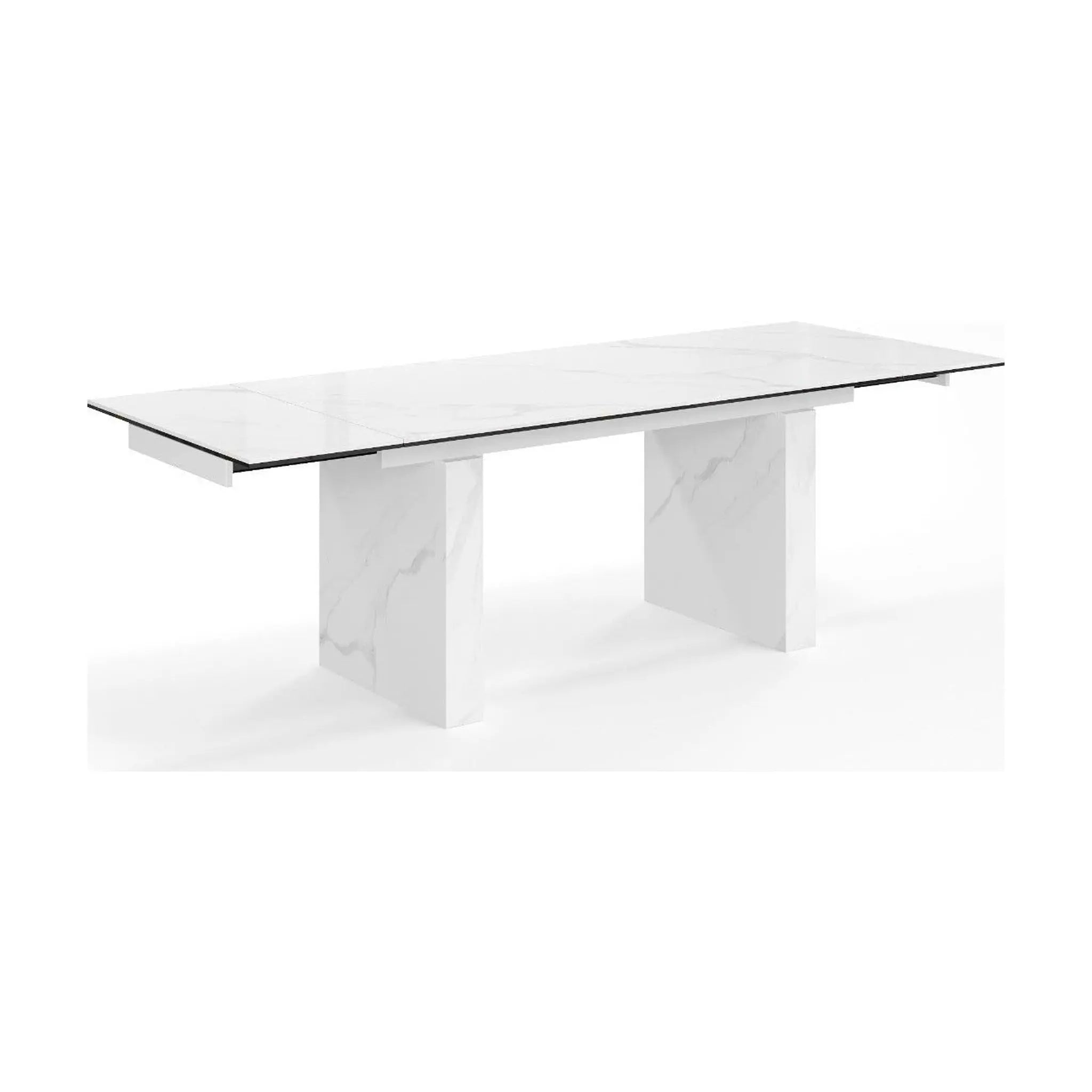 St Charles Motorized Ceramic Extension Dining Table | Modern Table ...