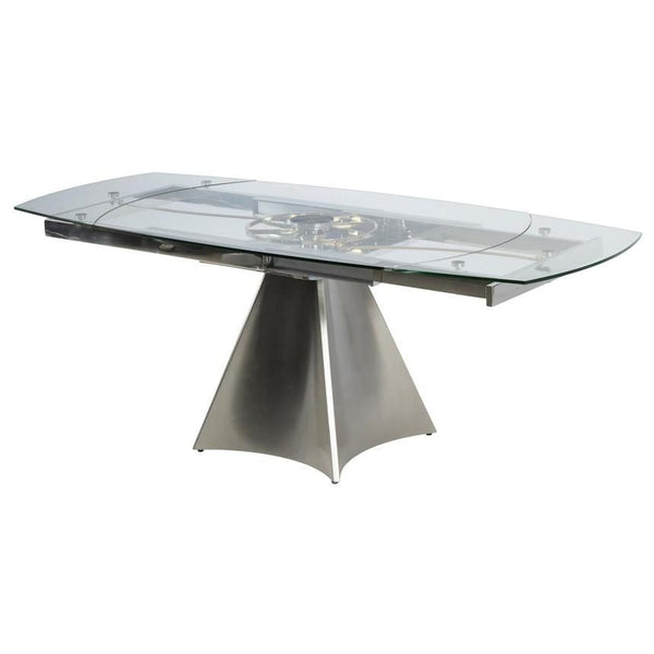 Equinox Extendable Glass Dining Table