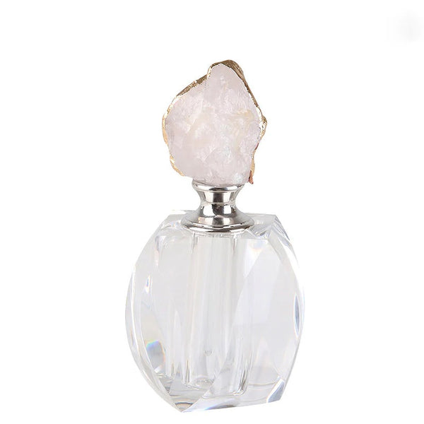 Crystal & Agate Stone Perfume Bottle