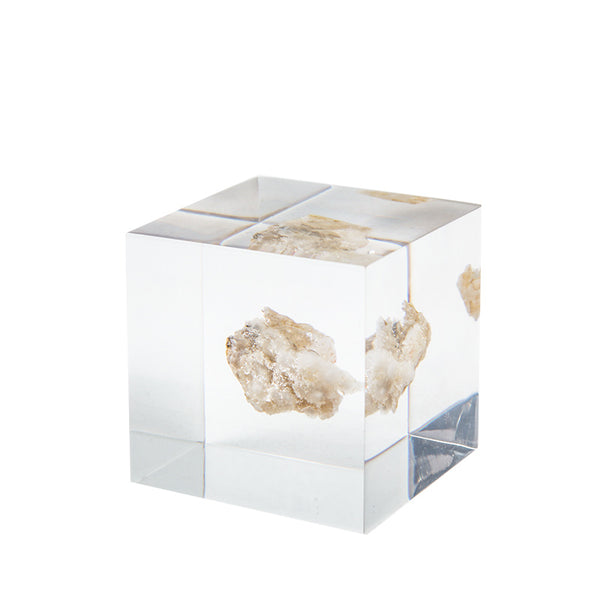 White Agate Luxury Cube