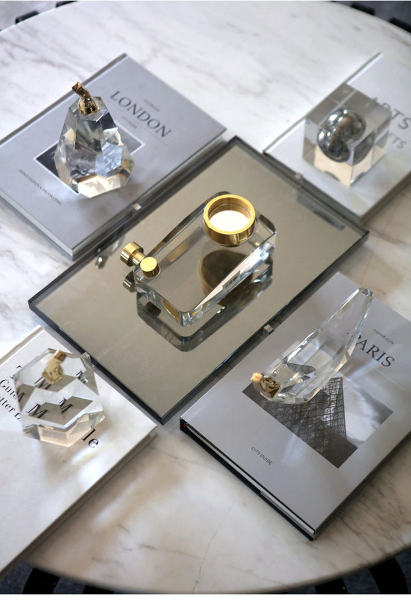 Crystal Pear Figurine