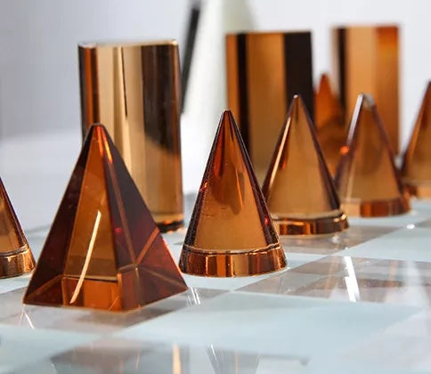 Luxury Crystal Glass Chess Set