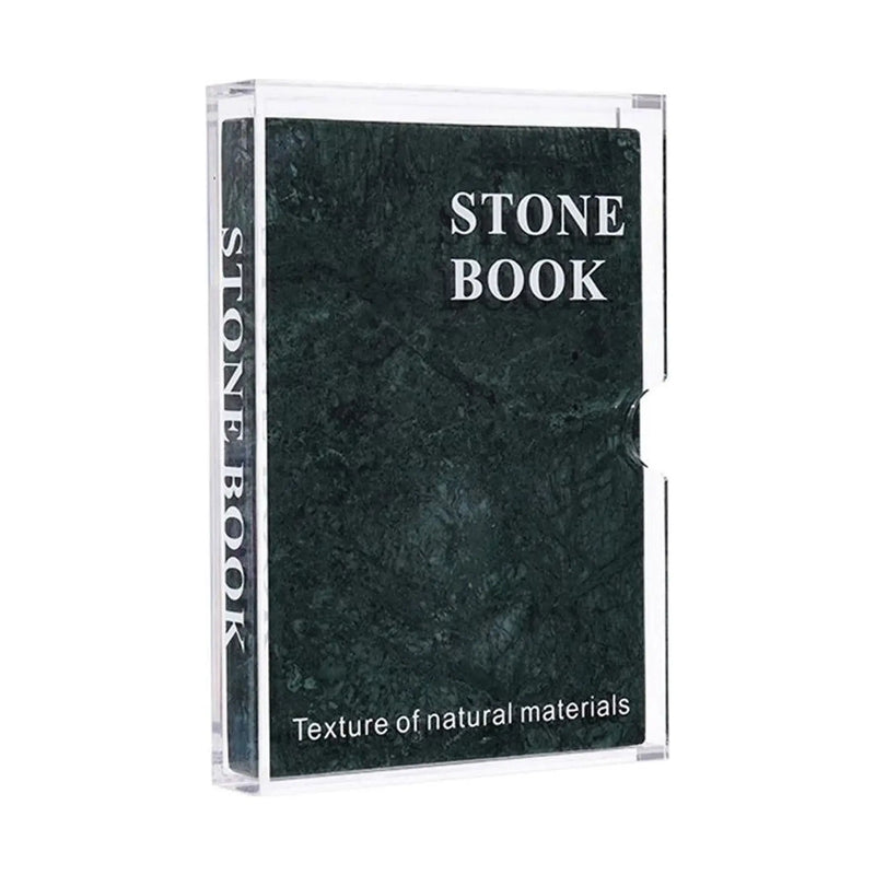 Acrylic Green Stone Book