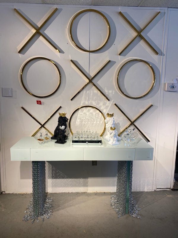 Mystic Falls Glass console