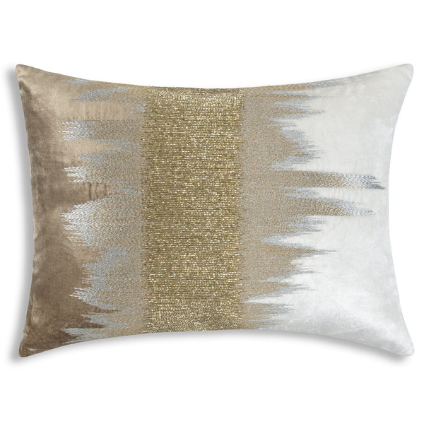 Mira Pillow, Ivory Beige Velvet