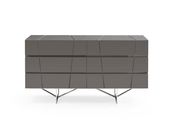 Evan Modern Grey Dresser