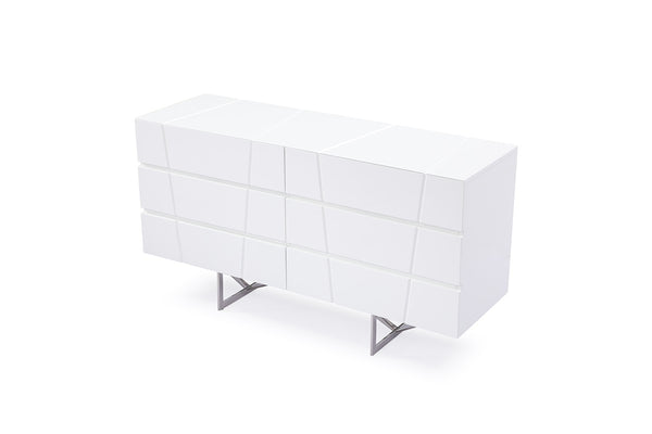 Evan Modern White Dresser