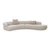 2-Piece Spector Sectional - Stone Performance Boucle